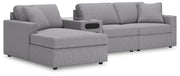 Modmax Sectionals - Granite 4-Piece Sectional with Chaise (92104S38)