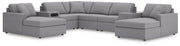 Modmax Sectionals - Granite 8-Piece Sectional with Chaise