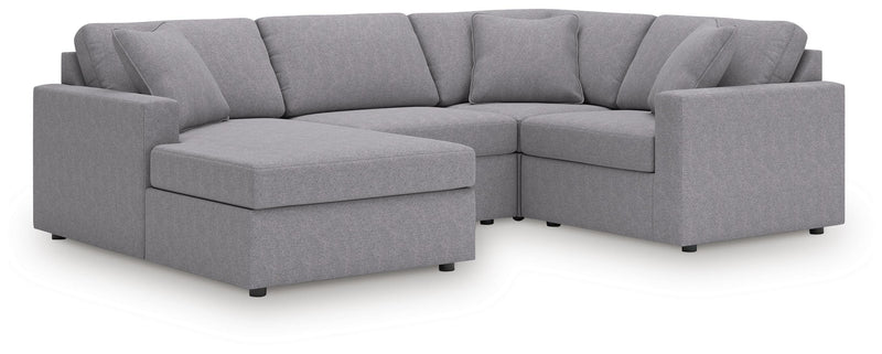 Modmax Sectionals - Granite 4-Piece Sectional with Chaise (92104S66)