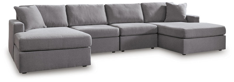 Modmax Sectionals - Granite 4-Piece Sectional with Chaise