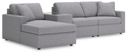 Modmax Sectionals - Granite 4-Piece Sectional with Chaise (92104S41)