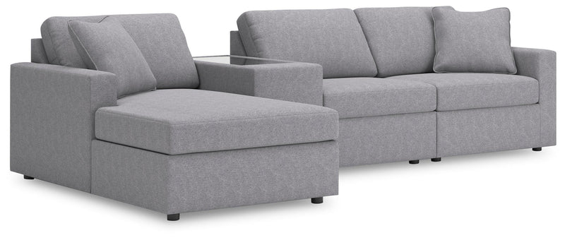 Modmax Sectionals - Granite 4-Piece Sectional with Chaise (92104S41)