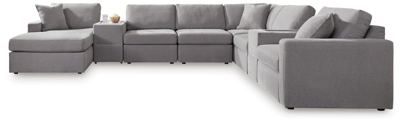 Modmax Sectionals - Granite 8-Piece Sectional with Chaise (92104S43)
