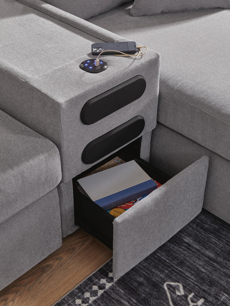 Modmax Sectionals - Granite