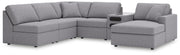 Modmax Sectionals - Granite 6-Piece Sectional with Chaise (92104S25)