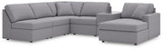 Modmax Sectionals - Granite 6-Piece Sectional with Chaise (92104S22)