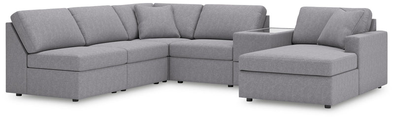 Modmax Sectionals - Granite 6-Piece Sectional with Chaise (92104S22)