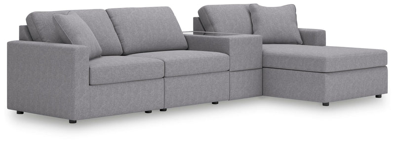 Modmax Sectionals - Granite 4-Piece Sectional with Chaise (92104S40)