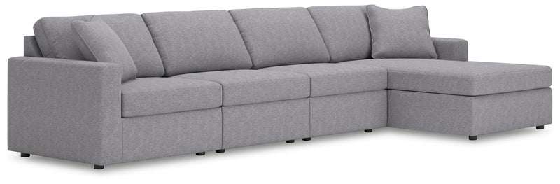 Modmax Sectionals - Granite 4-Piece Sectional with Chaise (92104S27)