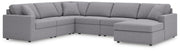 Modmax Sectionals - Granite 6-Piece Sectional with Chaise (92104S46)