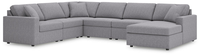 Modmax Sectionals - Granite 6-Piece Sectional with Chaise (92104S46)