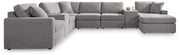 Modmax Sectionals - Granite 8-Piece Sectional with Chaise (92104S42)