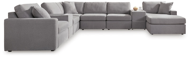 Modmax Sectionals - Granite 8-Piece Sectional with Chaise (92104S42)