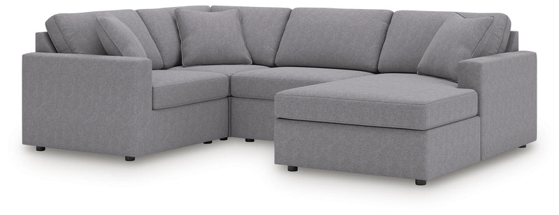 Modmax Sectionals - Granite 4-Piece Sectional with Chaise (92104S65)