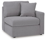 Premium Modmax 8-Piece Double Storage Chaise Sectional with Audio and Storage Consoles