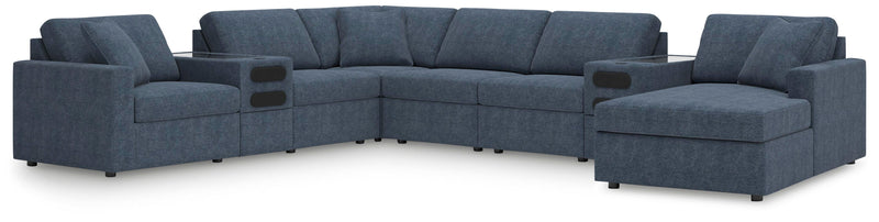 Modmax Sectionals - Ink 8-Piece Sectional with Audio System and Chaise (92121S48)