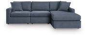 Modmax Sectionals - Ink 3-Piece Sectional Sofa Storage Chaise (92121S79)
