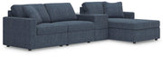 Modmax Sectionals - Ink 4-Piece Sectional with Chaise (92121S40)