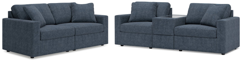 Modmax Living Room Set Ink Sofa and Loveseat (v3)