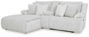 Top Tier Reclining Sectional Sofas 3-Piece Reclining Sectional Sofa with Chaise (92706S5) Alloy