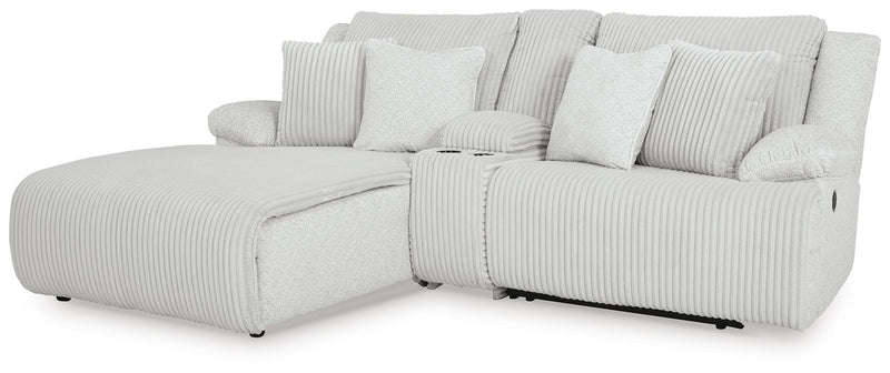Top Tier Reclining Sectional Sofas 3-Piece Reclining Sectional Sofa with Chaise (92706S5) Alloy