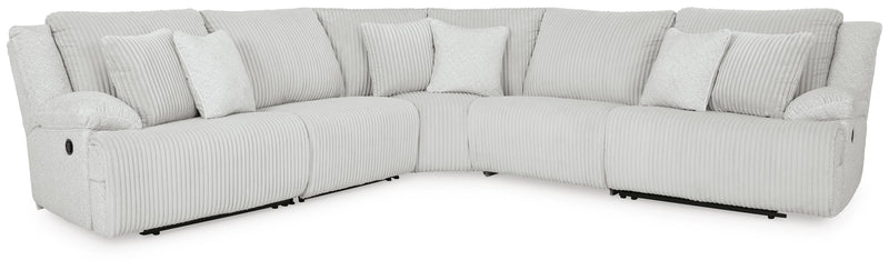 Top Tier Reclining Sectional Sofas 5-Piece Reclining Sectional Alloy