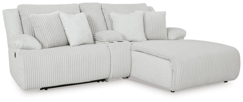 Top Tier Reclining Sectional Sofas 3-Piece Reclining Sectional Sofa with Chaise (92706S4) Alloy