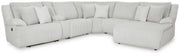 Top Tier Reclining Sectional Sofas 6-Piece Reclining Sectional with Chaise Alloy