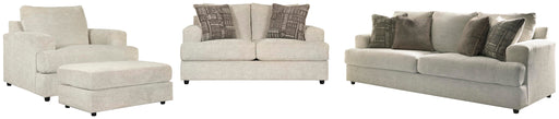 Soletren Living Room Sets Sofa, Loveseat, Chair and Ottoman