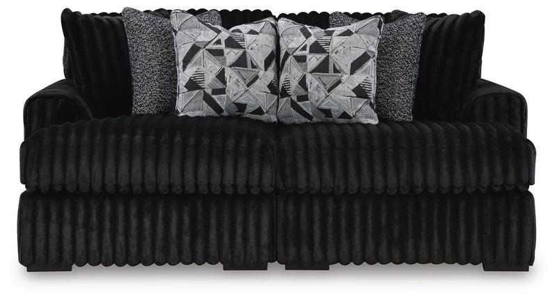 Midnight-Madness Super Chaise Loveseat