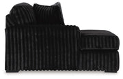Midnight-Madness 3-Piece Sectional with Chaise