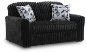 Midnight-Madness Loveseats Onyx