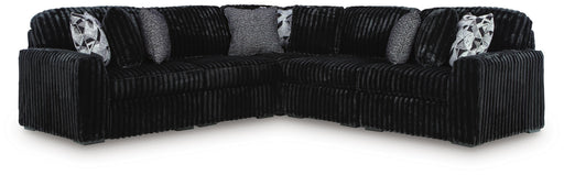 Midnight-Madness 5-Piece Sectional Onyx