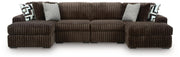 Midnight-Madness 3-Piece Sectional with Chaise