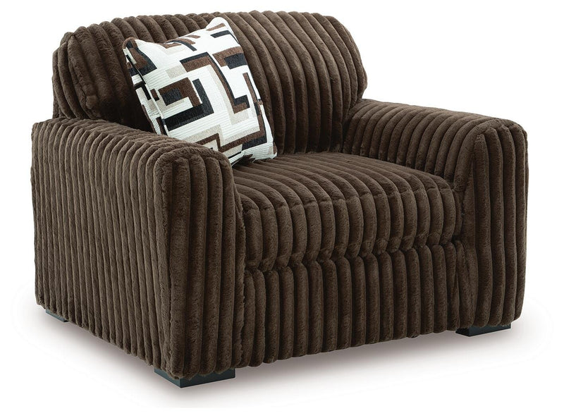 Midnight-Madness Living Room Chairs Oversized Chair Chocolate