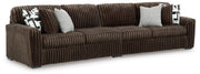 Midnight-Madness Sectionals 2-Piece Sectional Chocolate