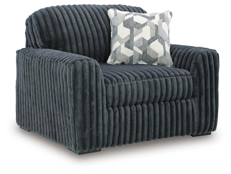 Midnight-Madness Living Room Chairs Oversized Chair Gunmetal