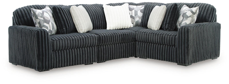 Midnight-Madness 4-Piece Sectional