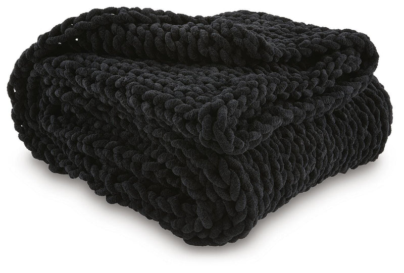 Chaddon Throws Throw (Set of 3) Black