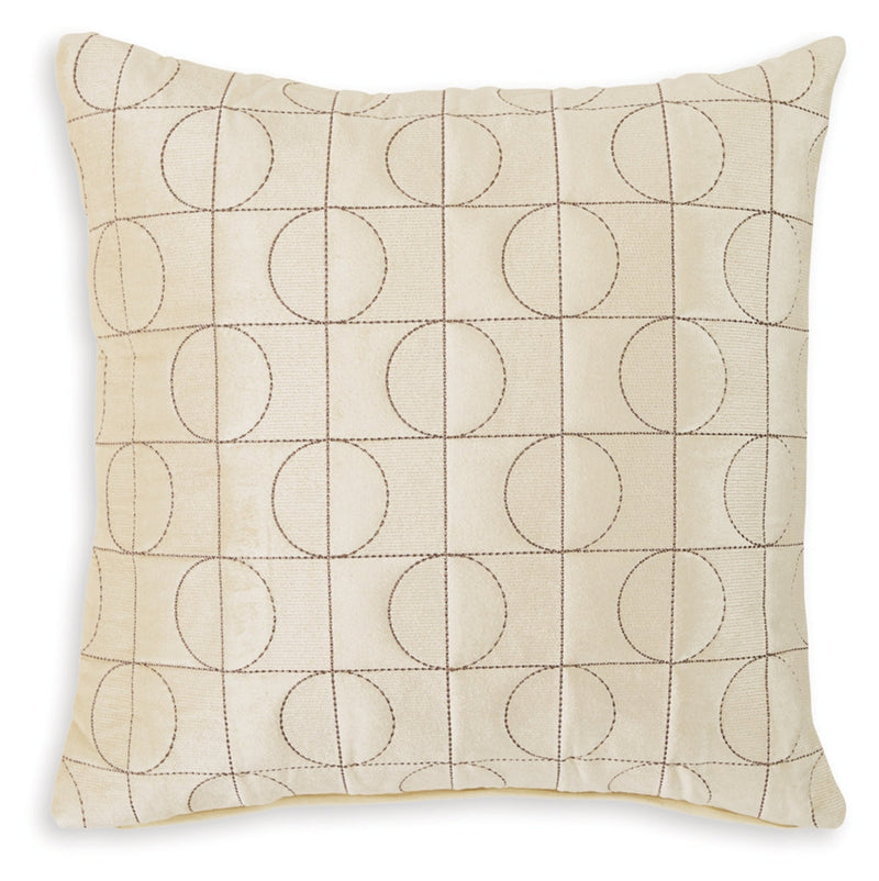 Kydner Pillow Beige Brown