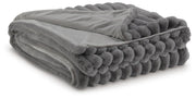 Chaddon Throws Alsonwell Throw (Set of 3) Gray