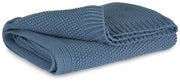 Chaddon Throws Gayelery Throw (Set of 3) Blue