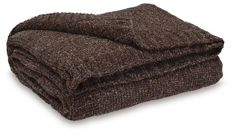 Chaddon Throws Anawood Throw (Set of 3) Brown
