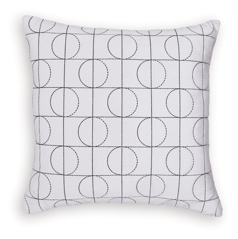 Kydner Pillow White Black Pack of 4