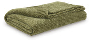 Chaddon Throws Anawood Throw (Set of 3) Olive Green