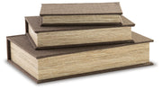 Brayton Baskets and Boxes Jolina Box (Set of 3) Brown
