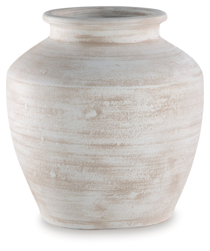 Meadie Vase Distressed White (v2)