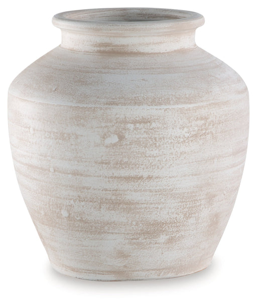 Meadie Vase Distressed White (v2)