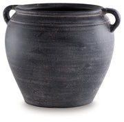 Meadie Vase Distressed Black