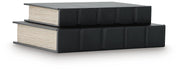 Brayton Baskets and Boxes Samwell Box (Set of 2) Black